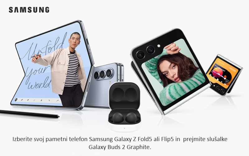 A1 promocija Samsung Galaxy Z Flip5/Fold5 september 2023